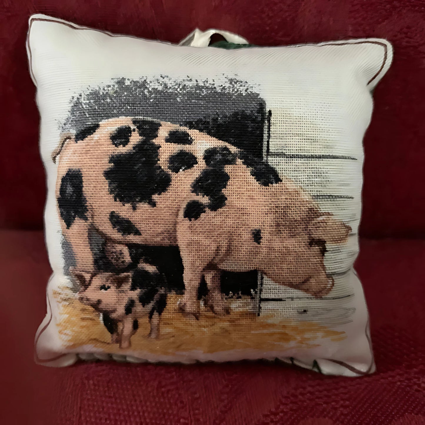 Balsam Fir Filled Pig Pomander 3X3″ Maine Made