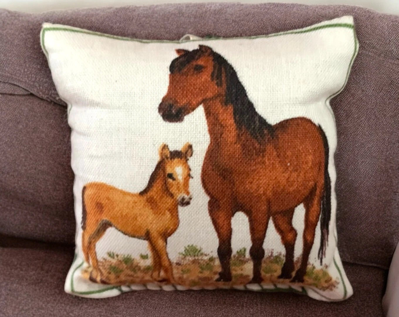 Balsam Fir Filled Mother Horse and Foal pomander 3ā³x3ā³