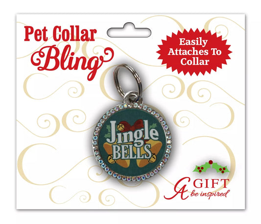 Christmas Pet Collar Bling with Jingle Bells | Festive Dog & Cat Holiday Accesso