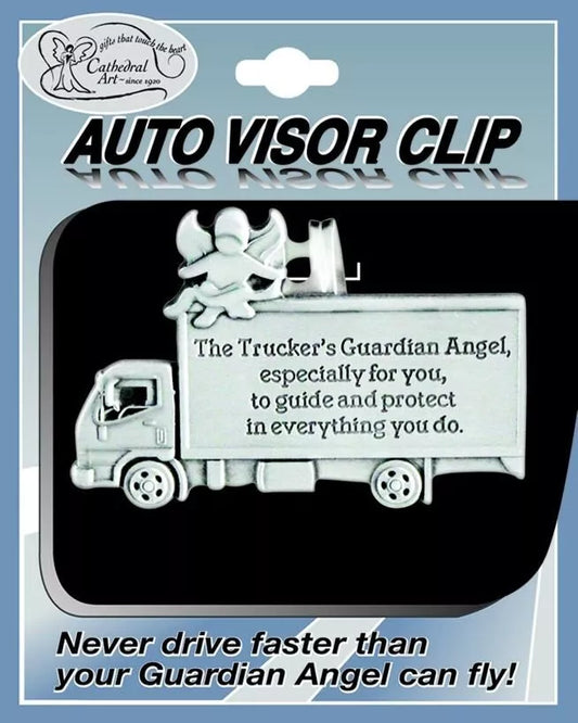 Biker Guardian Angel Visor Clip – Durable Metal Accessory for Safety on the Road