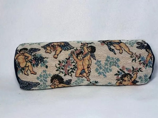 Balsam Filled Neck Roll Pillow Tapestry Angels Aromatic Gift