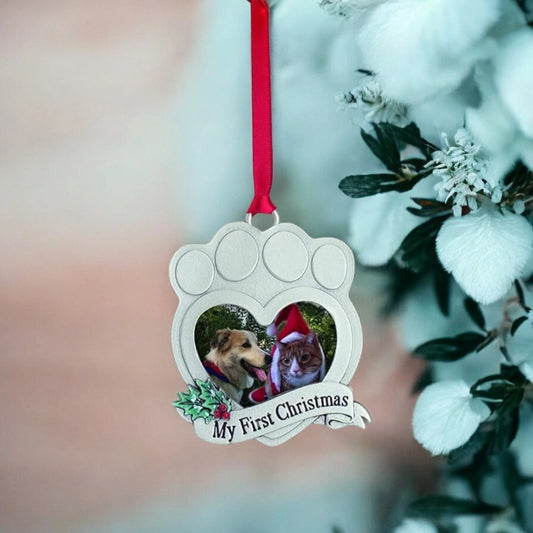 Dog/Cat My First Christmas Tree Hanging Ornament Pet Lover Gift, Holiday Decor