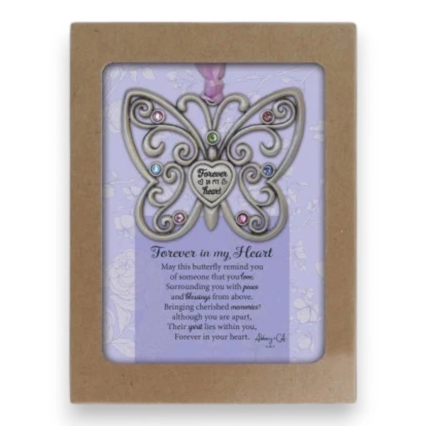 Butterfly Memorial Ornament, Remembrance Keepsake, Sympathy Gift, Memorial Decor