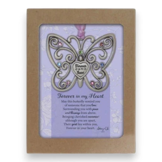 Butterfly Memorial Ornament, Remembrance Keepsake, Sympathy Gift, Memorial Decor