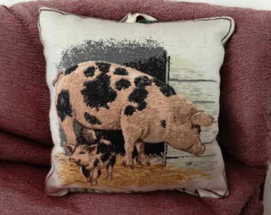 Balsam Fir Filled Pig Pomander 3X3″ Maine Made