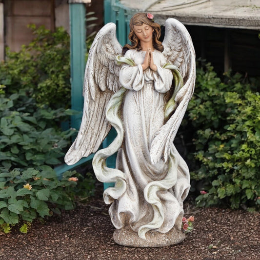 Resin Praying Angel Memorial Statue Figurine
