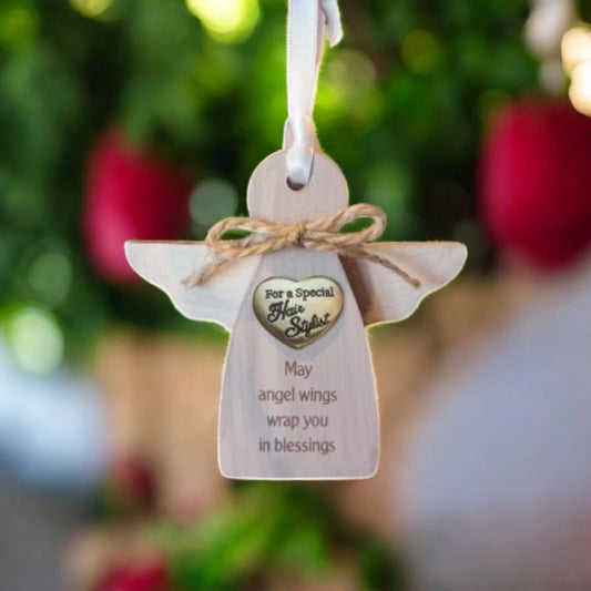 Angels Among Us Ornament - Hair Stylist Gift Angel Decor Keepsake Christmas