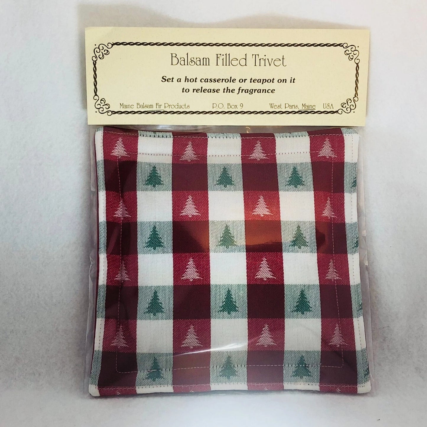 Balsam Filled Trivets Holiday Trees | Seasonal Decor | Natural Aroma Gift