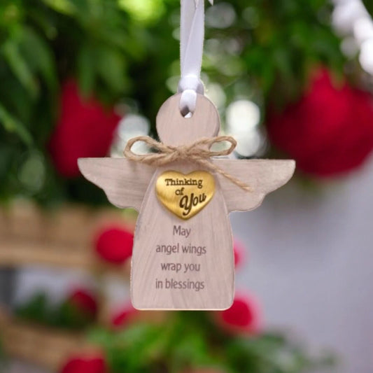 Angels Among Us Ornament - Thinking of You | Memorial Gift Keepsake Angel Decor