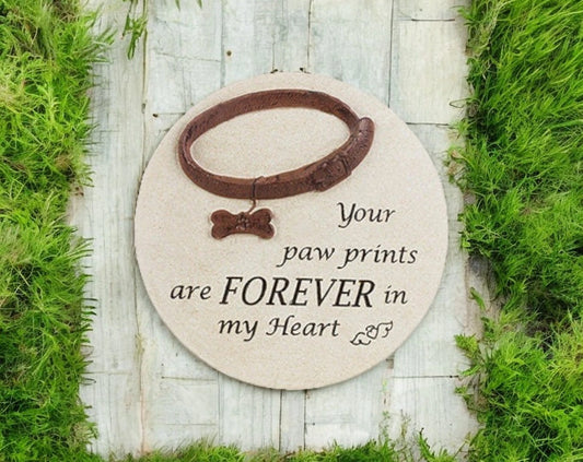 Pet Memorial Grave Marker, Garden Stepping Stone, Dog Remembrance, Sympathy Gift
