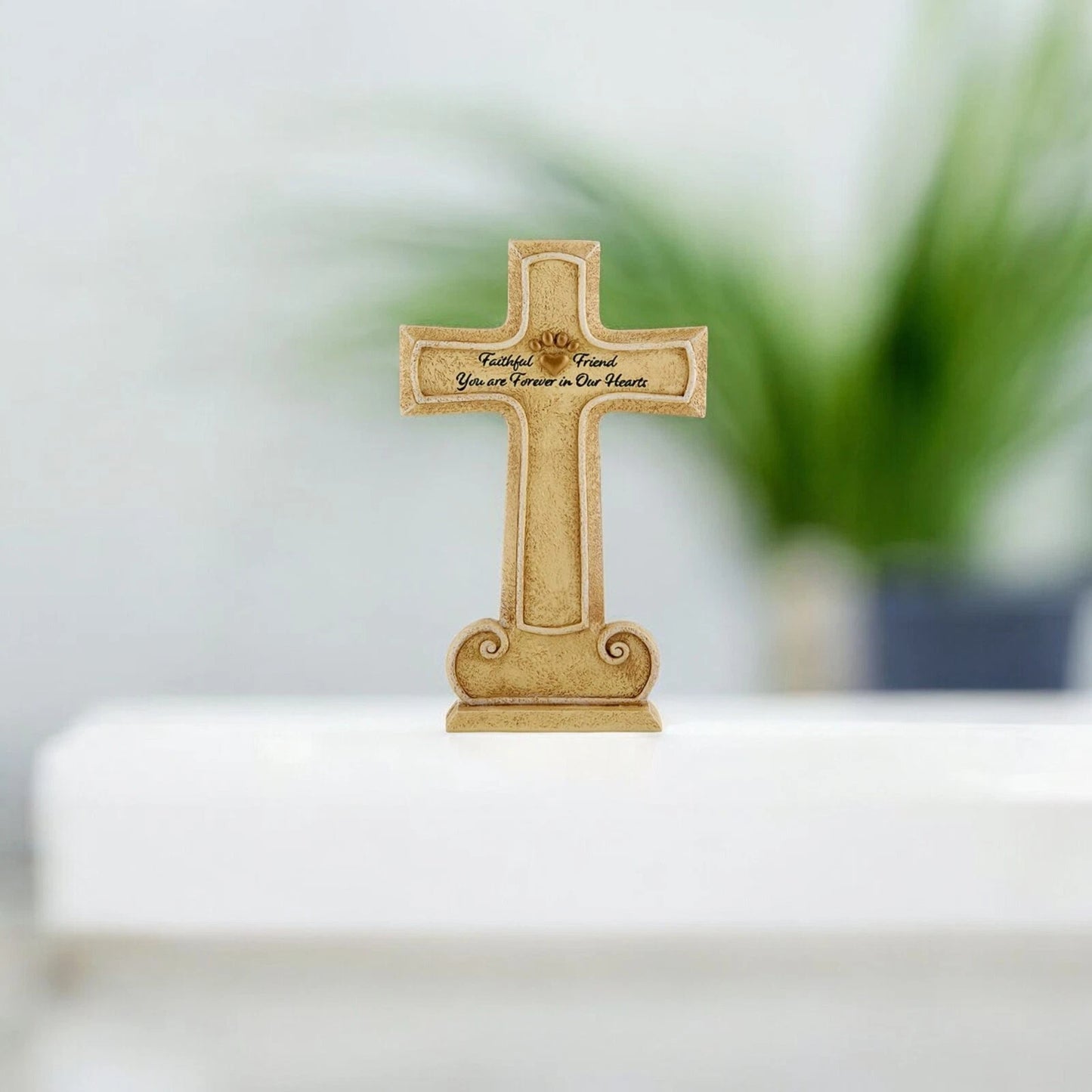 Faithful Friend Memorial Cross, You Are Forever In Our Hearts, Pet Grave Marker