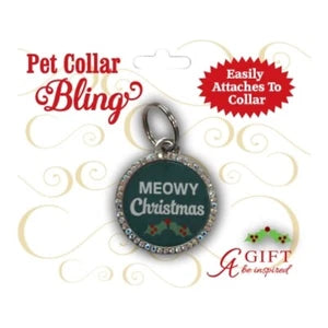 Meow Christmas Pet Collar Bling for Cats | Holiday Cat Accessories & Gifts