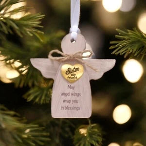 Angels Among Us Sister Ornament - My Love | Sentimental Gift Keepsake Decoration