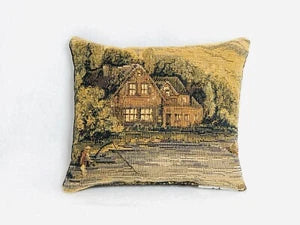 Balsam Fir Filled Lakeside Cabin Pillow 5x6 | Rustic Lodge Home Decor