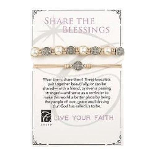 Share The Blessings St. Benedict Medal Religious Bracelet, Catholic Gift