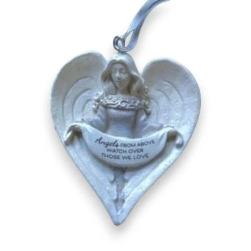 Angels From Above Watch Over Those We Love Christmas Tree Ornament Guardian Gift