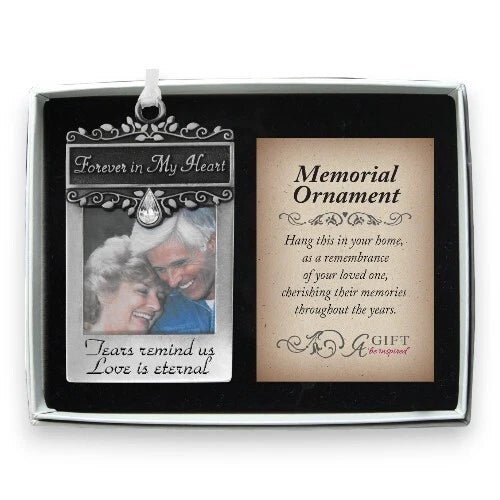 Photo/Picture Frame Memorial Christmas Ornament Keepsake, Loss of Loved One Gift