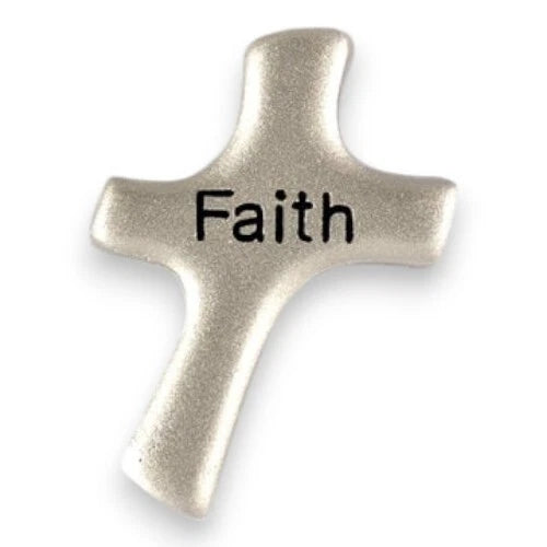 Faith Christian Cross Prayer Token Inspirational Pocket Coin, Good Luck Charm