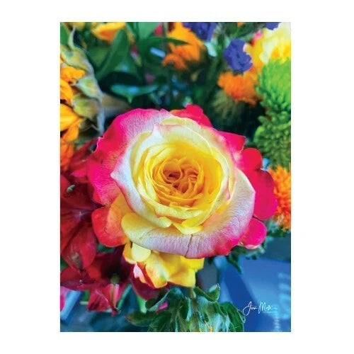 Summer Rose Notecard Set of 5, Perfect for Any Occasion