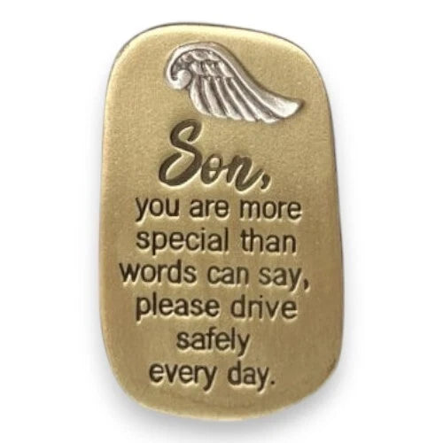 Son You Are More Special Visor Clip - Inspirational Car Accessory, Perfect Gift
