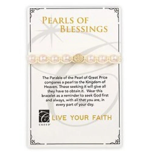 Pearls of Blessings Saint Benedict Bracelet - Catholic Jewelry